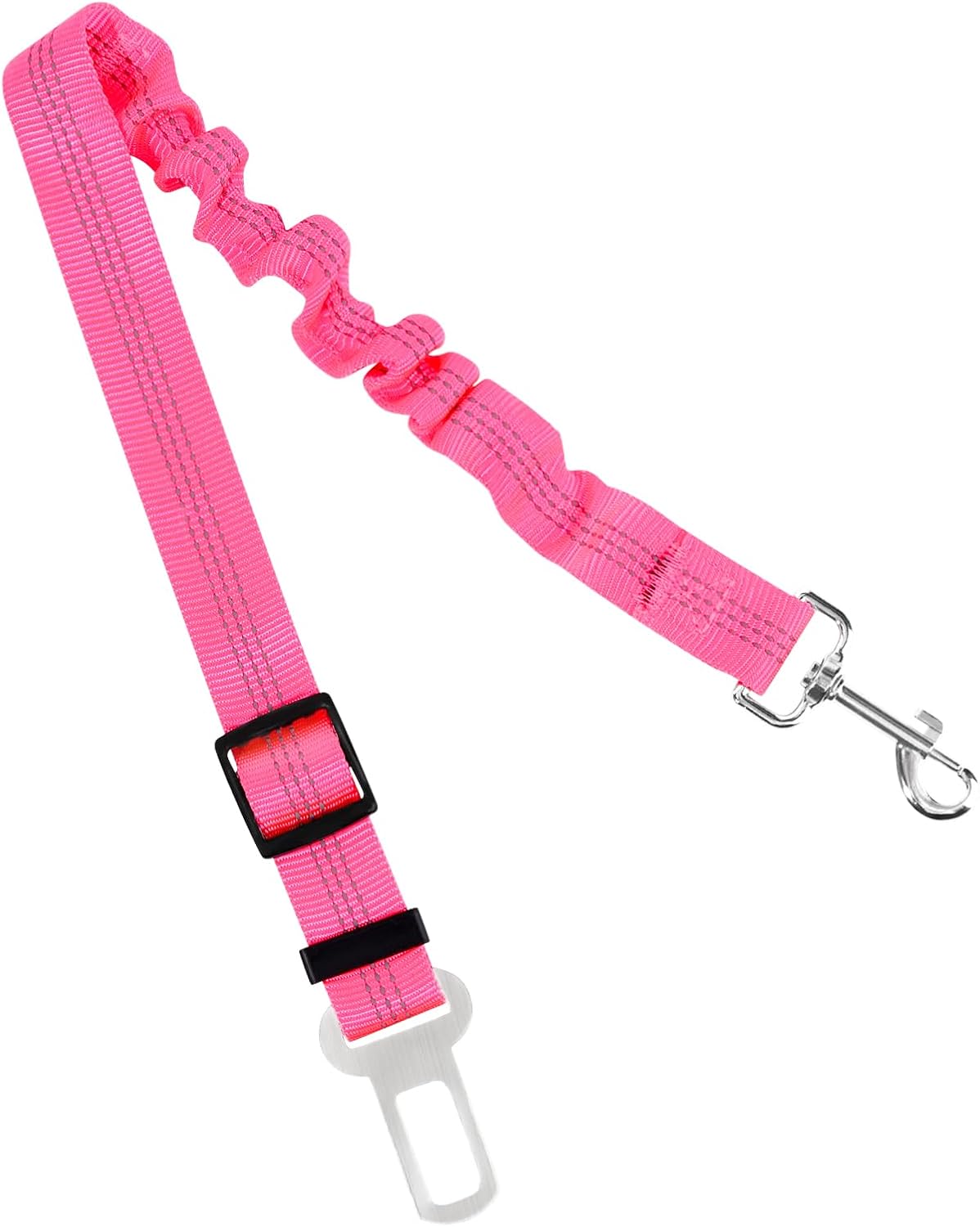 Dog Set Belt for Car Adjustable Dog Seatbelts for Vehicle – Essentials for Dogs - Pink / 1