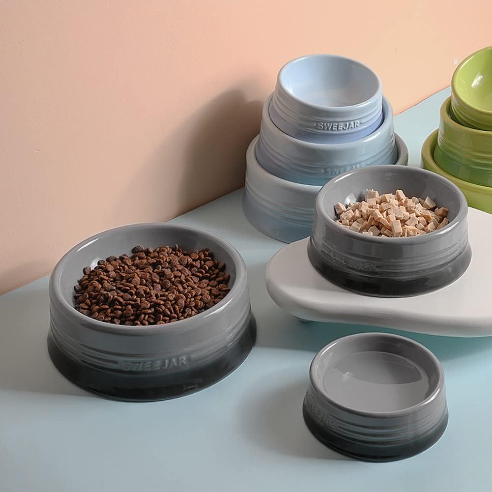 Sweejar Gradient Dog Bowl - Large (32oz) / Gradient Grey - image 4