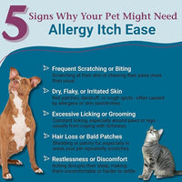 PetAlive Anti Itch Relief for Dogs and Cats Granules - Homeopathic Cat and Dog Allergy Relief - Stops Scratching, Soothes Redness and Dryness - Anti Itch for Dogs and Cats