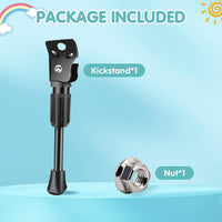LEICHTEN Kickstand for Kids Bike - Black / For 16 Inch Wheel Bike - image 4