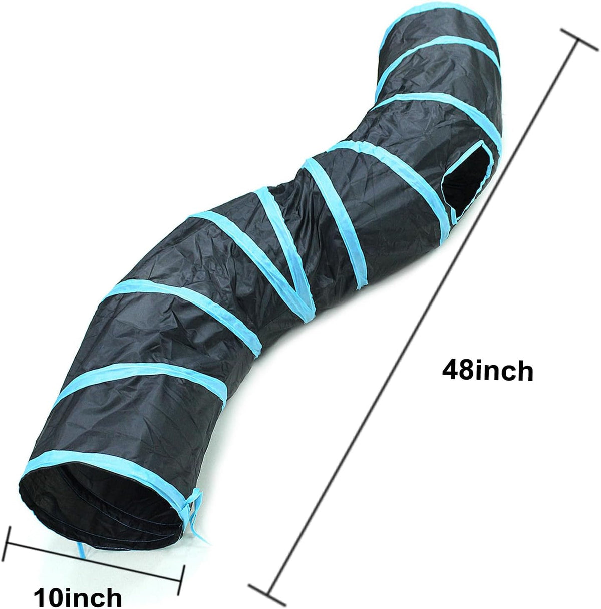Bemodst Cat Tunnel for Indoor Cats - S-Type 2 Way - image 3