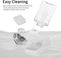 2.4Gallon Dog Water Bowl Dispenser for Dogs:Leak Resistant Waterer – Essentials for Dogs - White with Lid & Filter / 10L - image 3