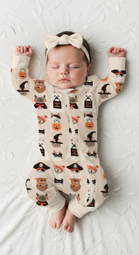 Meow & Treat (Convertible Zip Footies) - BIG FRENCHIES