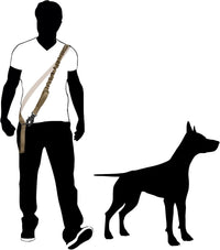 Tactical Dog Leash with Quick-Release Metal Clasp - 4 FT / Reflective Brown - image 4
