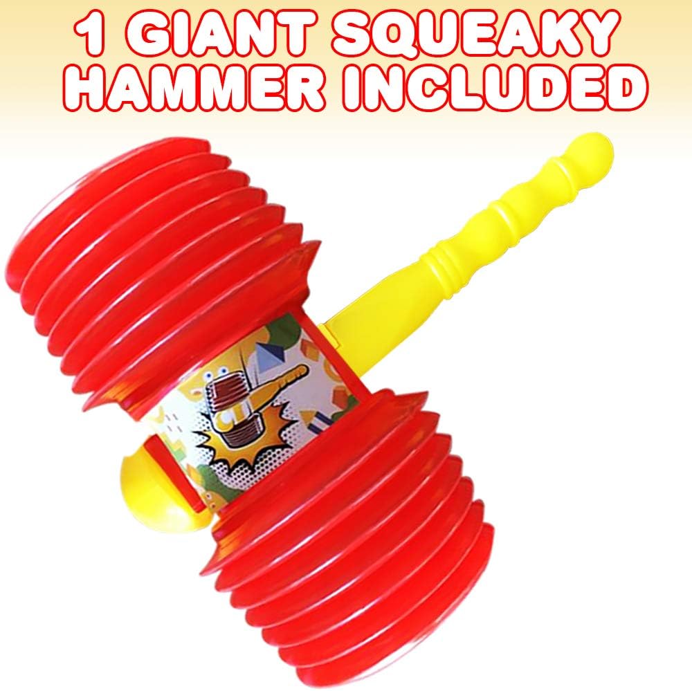ArtCreativity Giant Squeaky Hammer for Kids - 14 Inch - image 2