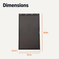 Amazon Basics Adjustable Plastic Dog and Cat Door - Large / Replacement Flap - image 2