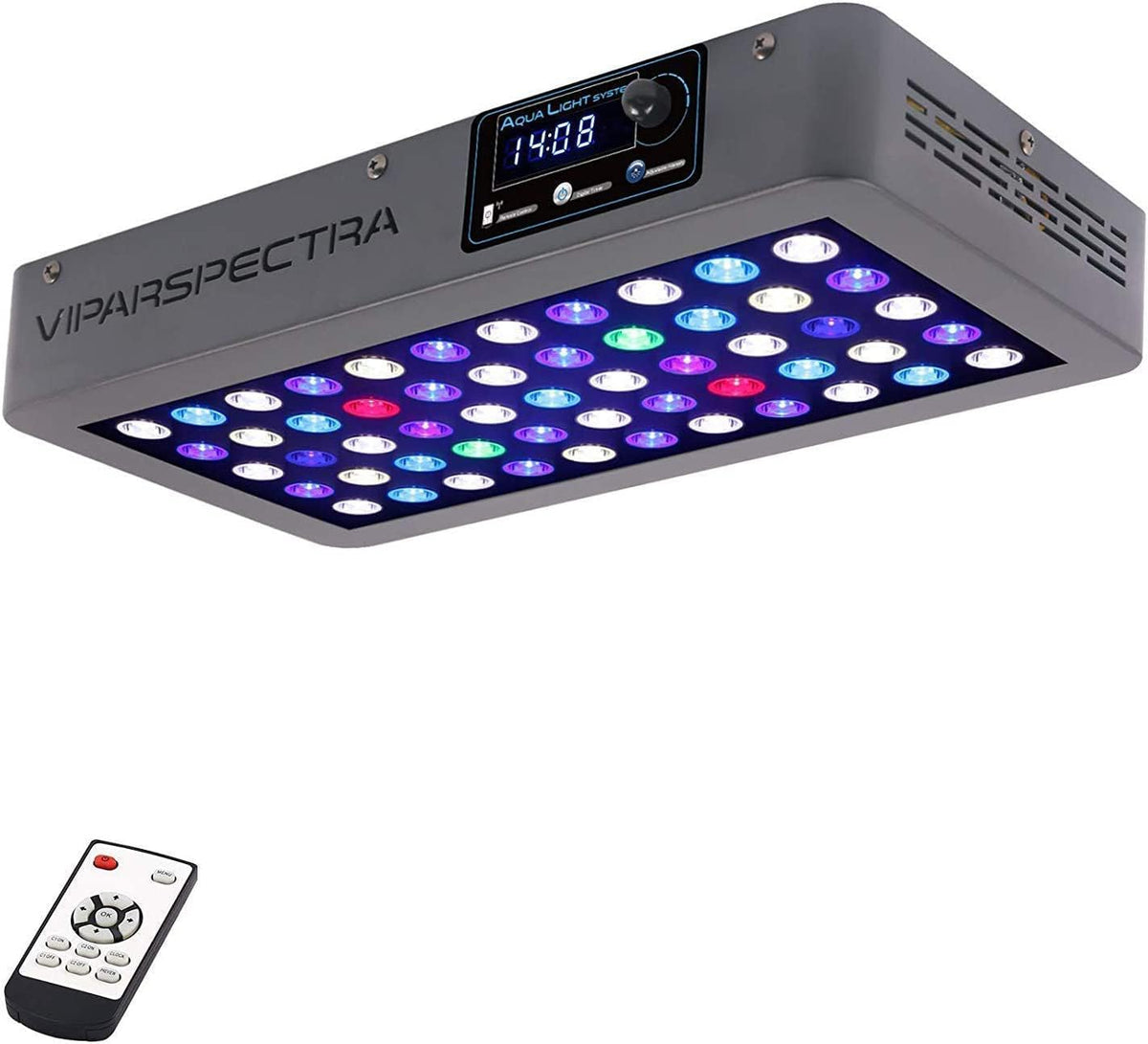 VIPARSPECTRA 165W LED Aquarium Light Dimmable Full Spectrum LED Reef