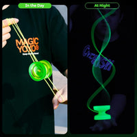 MAGICYOYO K2 Yoyo Professional Glow in The Dark - Glow Green - image 2