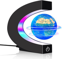 Magnetic Levitating Floating Globe with LED Lights - Blue Globe Glowing