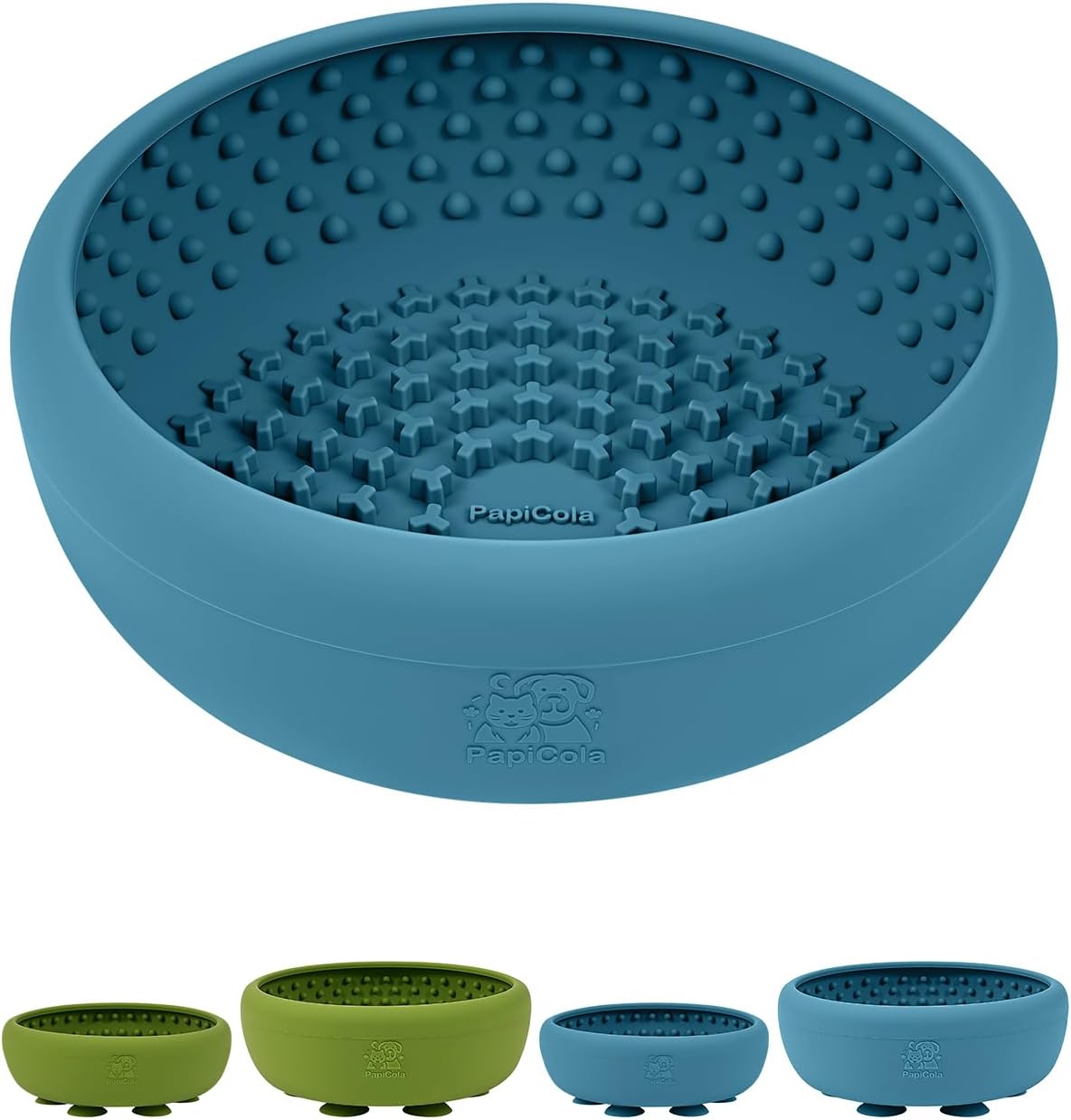 Dog Lick Bowl for Dogs S, Lick Mat, Dog Slow Feeder – Essentials for Dogs - Large / BlUE