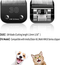 4PCS Dog Grooming Replacement Blades Compatible with Andis/Oster A5 – Essentials for Dogs - 2PC 3-3/4FC: 1/2" (13 mm) - image 4