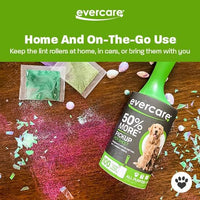 Evercare Ultra Sticky Pet Lint Roller Value Pack with 2 Lint Rollers and 3 Refill Rolls, 60 Sheets Each Multicolor