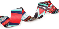 Mercano Adjustable Dog Collar - Special Design Patterns, Soft Nylon Comfortable Sturdy Pet Collar for Small Medium Large Dogs (XS, Tribal Red)