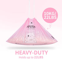 ANWA 40 Count Automatic Litter Box Bags - 20 Count (Pack of 6) / Pink Kitten - image 3