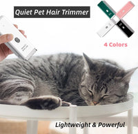 Dog Clippers,Quiet Washable USB Rechargeable Cordless Dog Grooming Kit,Electric Pets Hair Trimmers - Blade & Cable Kit - image 4