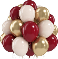 Sage Green Brown Balloons - Red Gold Beige