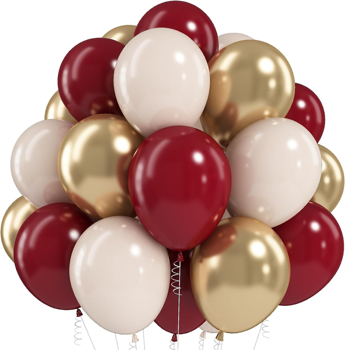 Sage Green Brown Balloons - Red Gold Beige