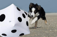 CCINEE giant inflatable dice 2 pack, white PVC with black dots, for lawn and pool games - view 3