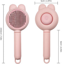 Zoocozy Cat Brush for Shedding, Dog Deshedding Brush, Pet Hair Removal Tool for Puppy Pitten(Pink)