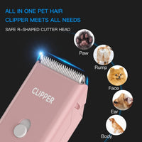 Professional Household Waterproof Low Noise Pet Hair Clippers - Ap005-blades+charging Cord - image 3