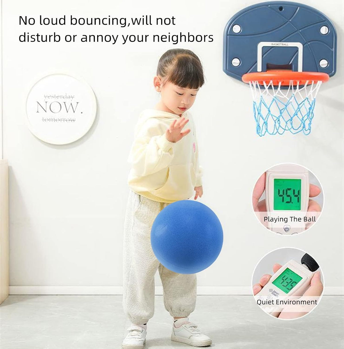 Ganjiang 7 inch soft no-noise foam ball in yellow for indoor play - view 11