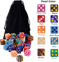AUSTOR 100 Pcs 6 Sided Game Dice Set - 100 Pieces Square C - image 3