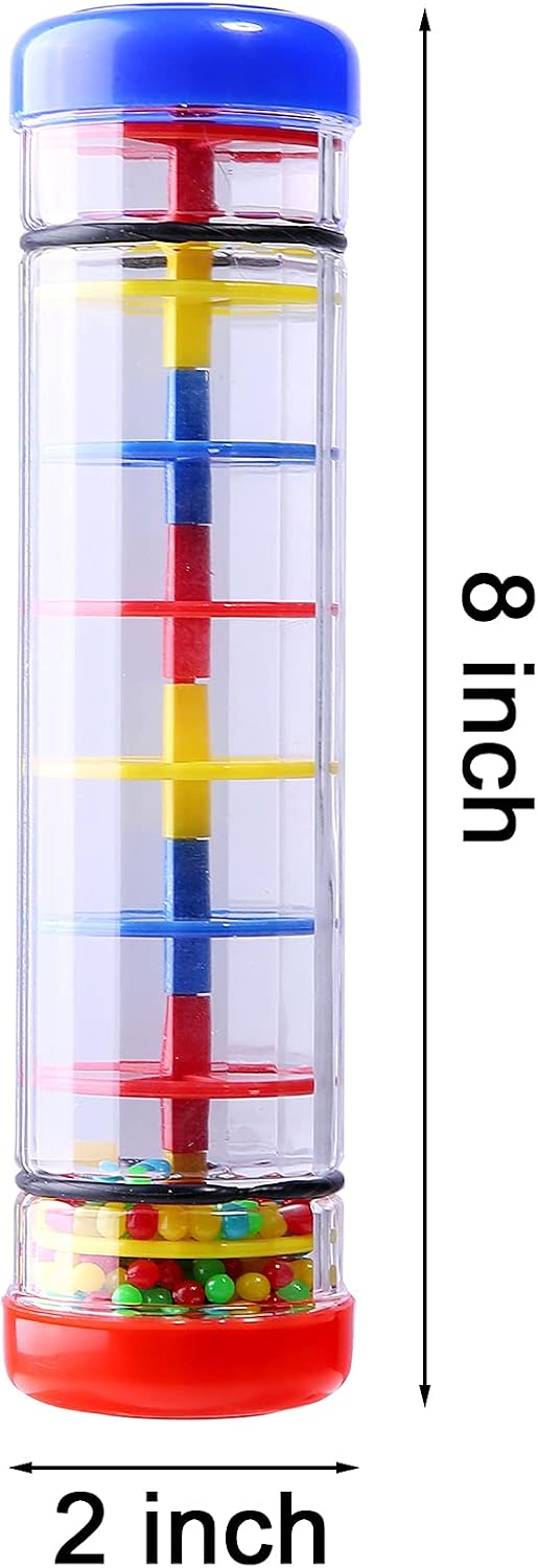 TDOCK 2 Pack Rainmaker Rain Stick Musical Instrument for Babies - Medium (Pack of 3) - image 2
