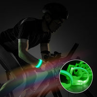 M.best 8pcs LED Light Up Bracelets Glow Flashing Wristbands Glow - 8pcs Green - image 2