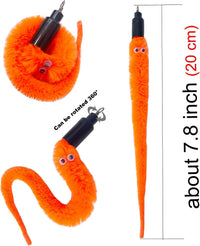Cat Toy Worm Refills, 15 Pieces Interactive Cat Wand Attachments Worms Toy for Indoor Cats - 24 Pieces Worm Refills - image 4