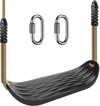 SELEWARE Heavy Duty Swing Seat Replacement, Kids & Adults - Black, 1 Pack