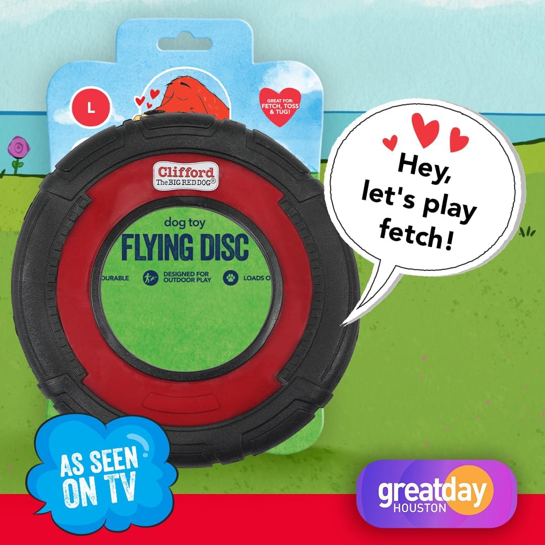 Clifford Flying Disc Frisbee Dog Toy - image 2