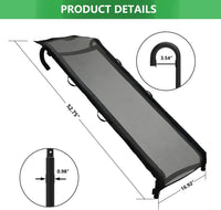 Eurmax USA Universal Trampoline Ladder - Black-Slide w/ shoes pocket - image 4