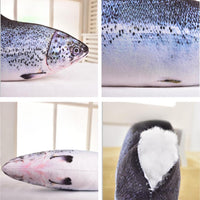 OPHRBU 24 inch fish plush pillow shaped like a realistic carp with soft short plush fabric - view 7