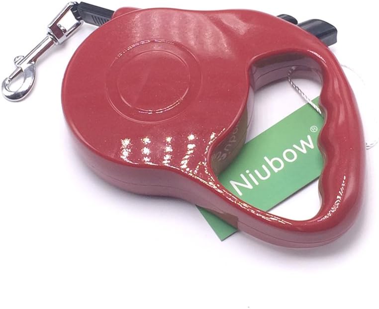 Retractable Dog Leash – Essentials for Dogs - Red / Small - image 3