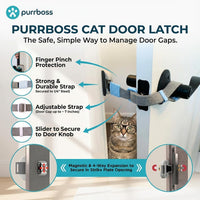 Adjustable Cat Door Latch to Keep Rooms Accessible for Pets - image 4