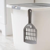 IRIS USA High Sided Cat Litter Box, Scatter Shield - Top Entry / White - image 3