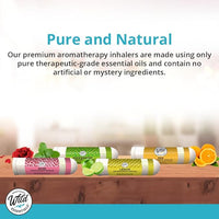 Wild Essentials 3 Pack of Appetite Craving Control Aromatherapy Nasal Inhalers Made with Therapeutic Grade Essential Oils to Help Keep The Hunger Cravings Away