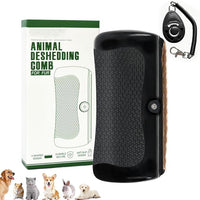 Pets Shedding & Grooming Tools, Deshedding Dog Brush for Shedding- Upgrade Cats, Dogs, Rabbits, Horses, Ergonomic Hair Removal Brushs