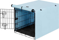 X-ZONE PET Dog Crate Cover Waterproof Kennel Cover - 30.0"L x 19.0"W x 21.0"H / Blue