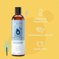 kin+kind Pet Shampoo for Itchy Dog and Cat (12 fl oz) - Soothe Itch and Hot Spot Irritation - Safe, Natural Formula with Olive Oil, Coconut Oil and Avocado Oil - Made in USA