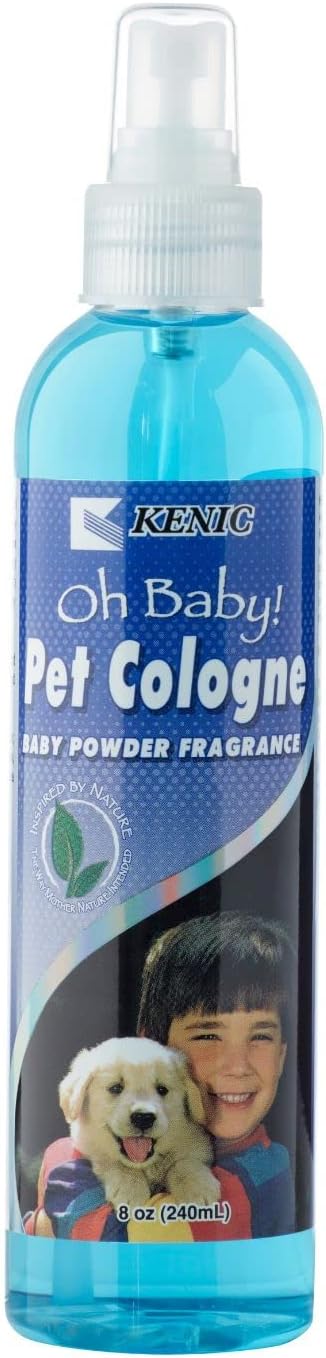 Pet Cologne, Long Lasting Scented Dog & Cat Deodorizing Spray - Baby Powder