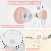 Super Silent Hamster Wheel 10.4 Inch, Magnetic Large Rat Wheel for Chinchilla, Gerbil, Guinea Pig, Cat, Mouse, Sugar Glider and Dwarf, Syrian Hamster Accessories (Peach Pink)