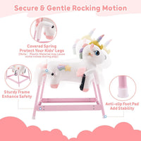 FUNLIO Unicorn Baby Rocking Horse - Unicorn Spring Rocking - image 3