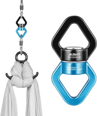 Black Swing Swivel, 30 KN Safest Rotational Device Hanging Accessory – Fun for Kids & Family - 30 KN / Blue - image 4