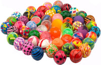 OBTANIM Colorful Bouncy Balls Bulk Mixed Pattern High Bouncing Balls - 50