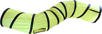 iCAGY Cat Tunnel Toys for Indoor Cats Kittens Rabbits - 47" (Shape S) / Yellow