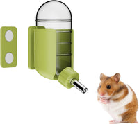 Hamster Water Bottle with Magnetic Holder - Green / 4 oz (Magnetic-Mounted)
