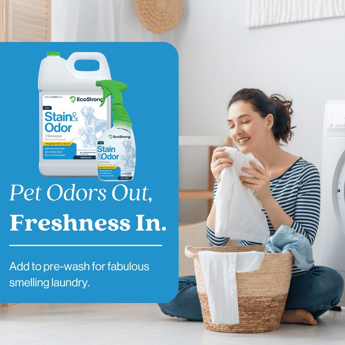 Eco Strong Pet Stain and Odor Remover - Citrus / 160 Fl Oz (Pack of 1) - image 4