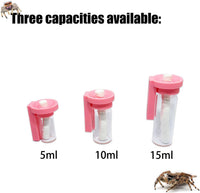 Jumping Spider Water Dispenser, Magnetic Hanging Feeder - Pink / 15ML - image 4