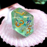 Haxtec Light Green DND Dice Set - Light Blue Green - image 2